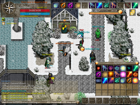 Orake 2D MMORPG game for Linux 1