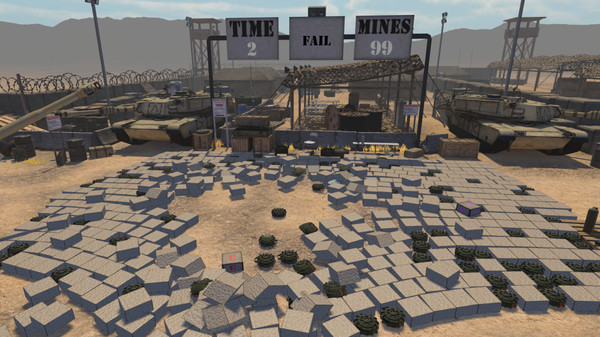 Скриншот из MineSweeper VR