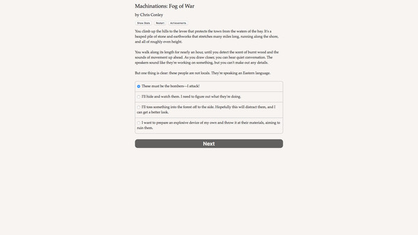 Machinations: Fog of Warfor windows and Linux 1