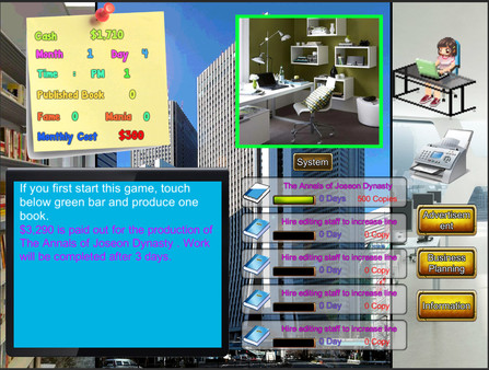 Скриншот из Publisher Tycoon