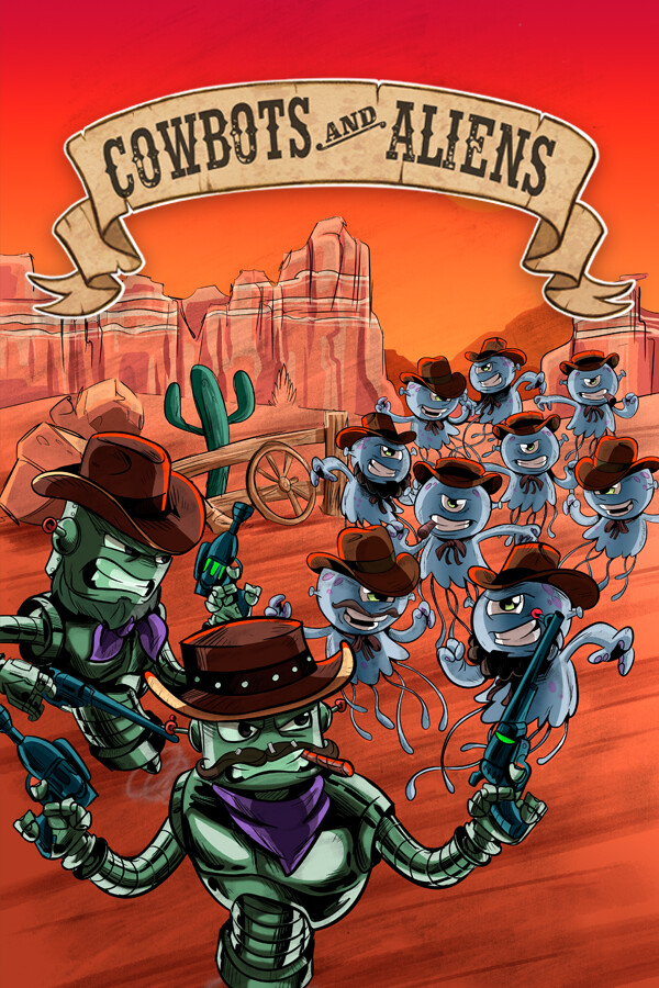 Steam portrait for Cowbots and Aliens.