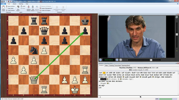 Скриншот из Fritz 14: Chessbase Power Play Tutorial v1 by Daniel King - Mating Patterns