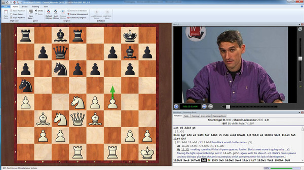 Скриншот из Fritz 14: Chessbase Power Play Tutorial v3 by Daniel King - Pawn Storm