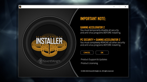 Seventh Knight PC Security + Gaming Accelerator 2for windows and Linux 1