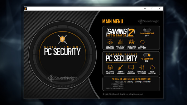 Скриншот из Seventh Knight PC Security + Gaming Accelerator 2