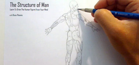 Complete Figure Drawing Course HD: 05 - Wrapping Muscles on Mannequin Pose 4 cover art
