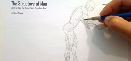 Complete Figure Drawing Course HD: 13 - Wrapping Muscles on Mannequin Pose 12 cover art