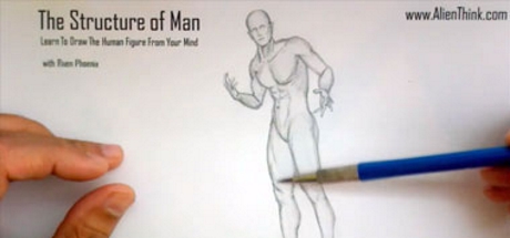 Complete Figure Drawing Course HD: 05 - Figure Sketching Process - Male Pose 5 cover art