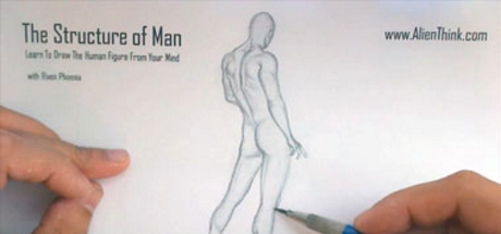 Complete Figure Drawing Course HD: 07 - Figure Sketching Process - Male Pose 7 cover art