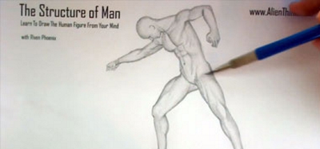Complete Figure Drawing Course HD: 13 - Figure Sketching Process - Male Pose 13 cover art