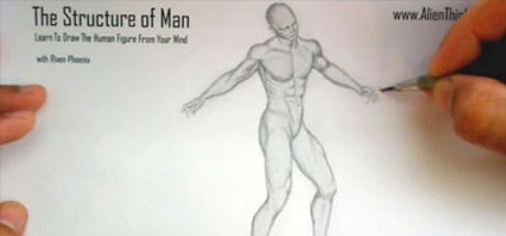 Complete Figure Drawing Course HD: 14 - Figure Sketching Process - Male Pose 14 cover art