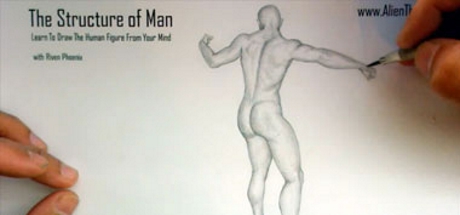 Complete Figure Drawing Course HD: 18 - Figure Sketching Process - Male Pose 18 cover art