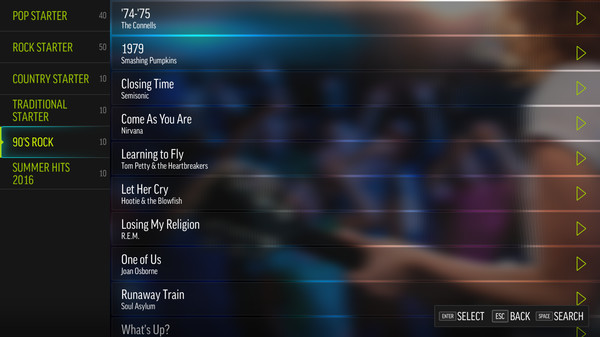 Скриншот из FourChords Guitar Karaoke - 90's Rock Song Pack