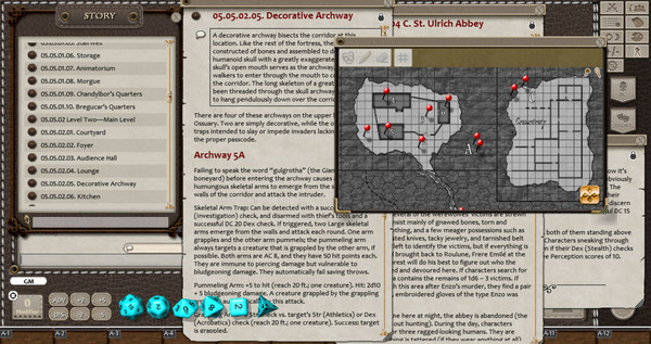 Скриншот из Fantasy Grounds - 5E: Quests of Doom