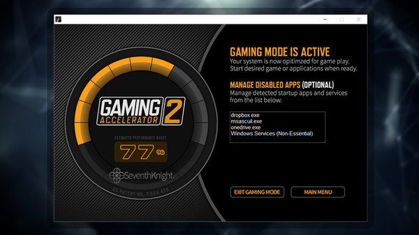 Скриншот из Gaming Accelerator 2