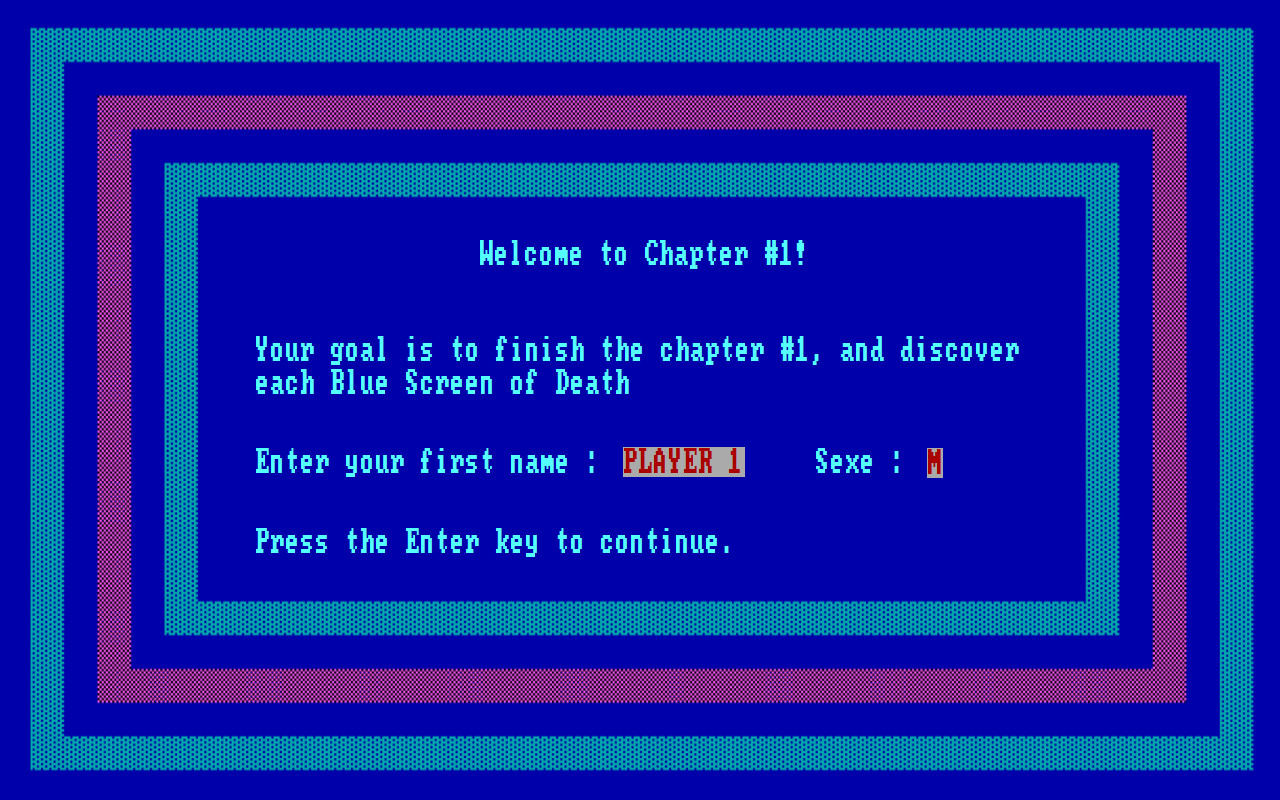 Blue Screen Adventures On Steam Blue Screen Adventures On Steam
