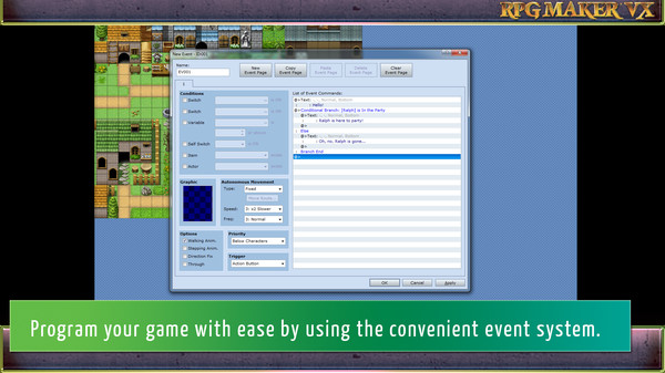 Скриншот из RPG Maker VX