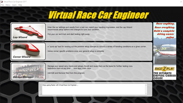 Virtual Race Car Engineer 2017