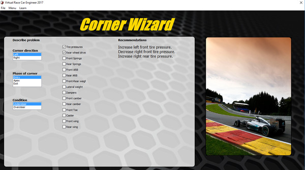 Virtual Race Car Engineerfor windows and Linux 1