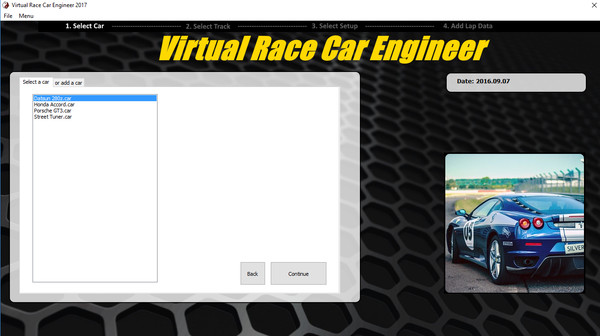Virtual Race Car Engineer game for windows Pc 1