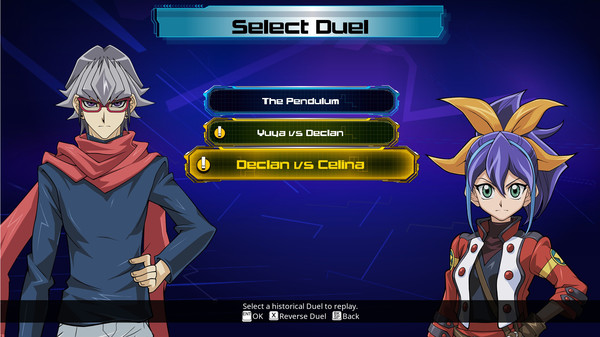 Скриншот из Yu-Gi-Oh! ARC-V: Declan vs Celina