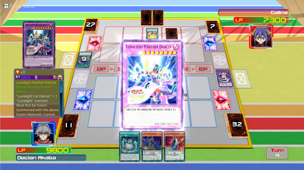 Скриншот из Yu-Gi-Oh! ARC-V: Declan vs Celina