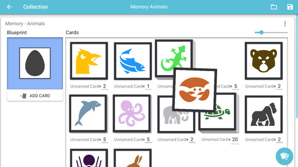 Card Creator game for Linux 1