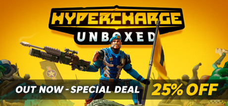 http://store.steampowered.com/app/523660/HYPERCHARGE_Unboxed/
