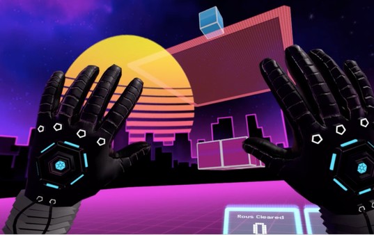 Block Wave VR game for Linux 1
