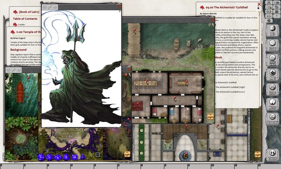Скриншот из Fantasy Grounds - 5E: Book of Lairs