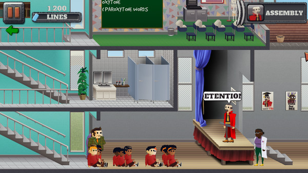 Скриншот из Skool Daze Reskooled