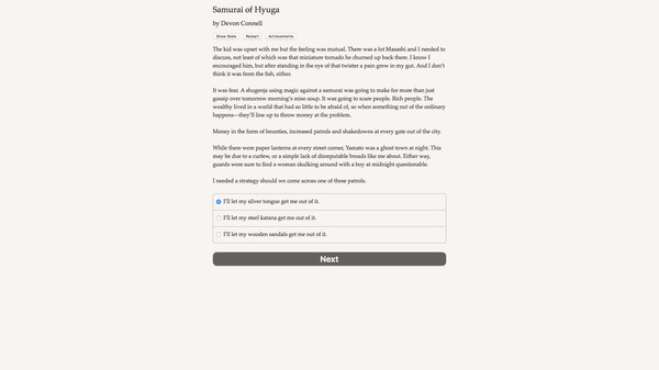 Samurai of Hyuga game for Linux 1