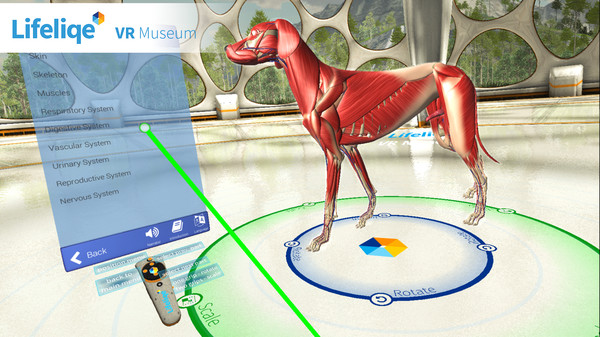 Lifeliqe VR Museum game for Linux 1