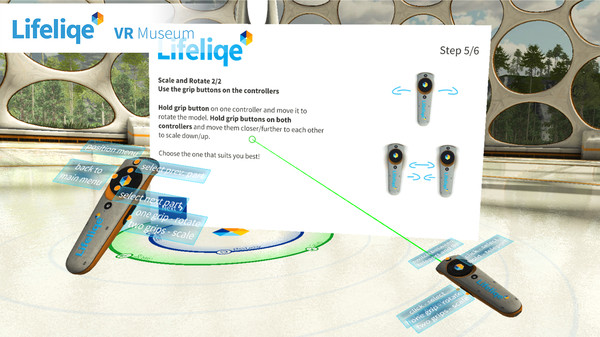 Скриншот из Lifeliqe VR Museum