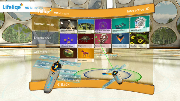 Скриншот из Lifeliqe VR Museum