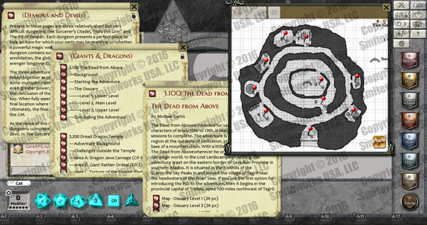 Скриншот из Fantasy Grounds - Quests of Doom (PFRPG)