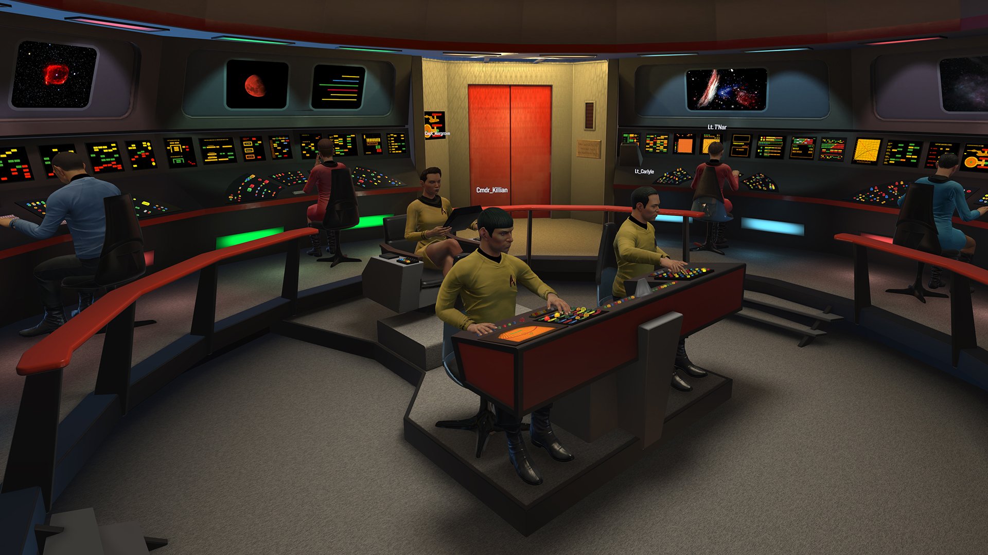 star trek tos bridge crew