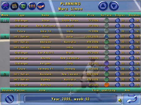 Tennis Elbow Manager game for windows Pc 1