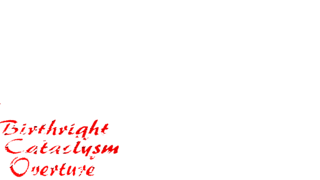 Birthright Cataclysm - Overture Logo