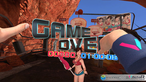 Скриншот из Basketball Babe VR