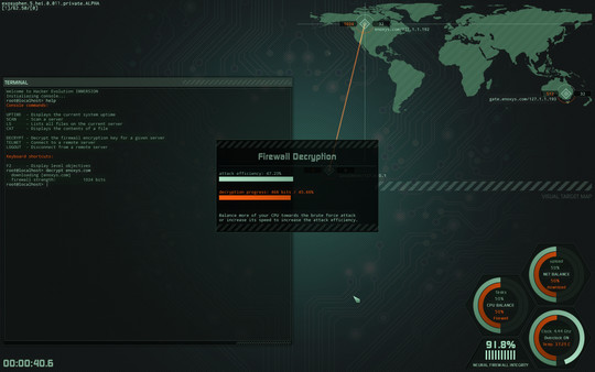 Скачать бесплатно Hacker Evolution IMMERSION Demo на PC (ПК)