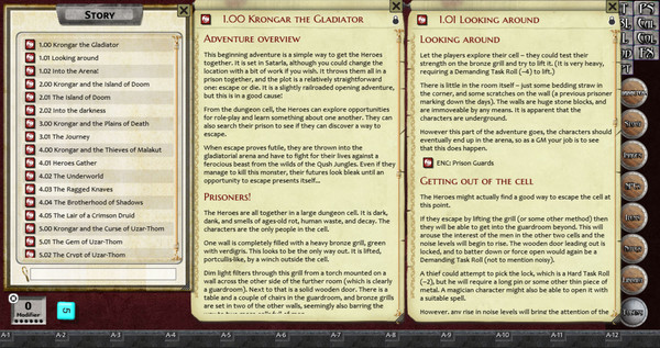 Скриншот из Fantasy Grounds - Ruleset: Barbarians of Lemuria