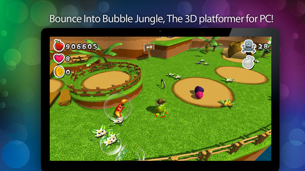 Bubble Jungle ® Super Chameleon Platformer World for linux