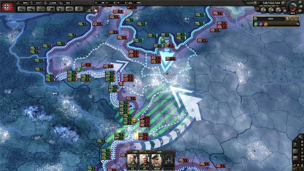 Скриншот из Hearts of Iron IV: Together for Victory