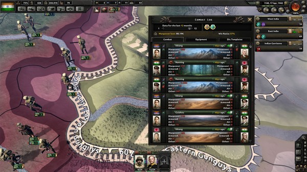 Скриншот из Hearts of Iron IV: Together for Victory