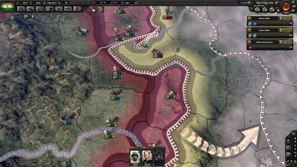 Скриншот из Hearts of Iron IV: Together for Victory