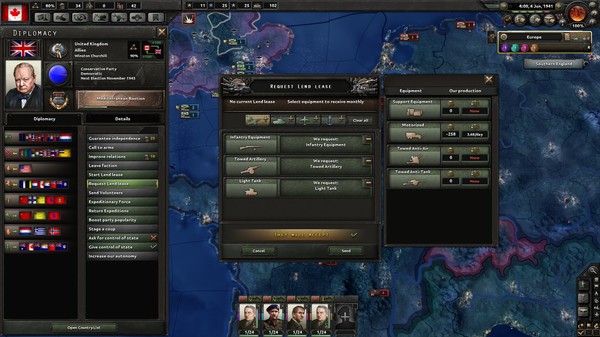 Скриншот из Hearts of Iron IV: Together for Victory