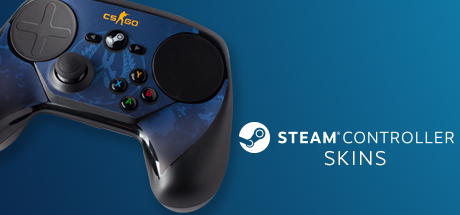 Steam Controller Skin - CSGO Blue Camo cover art