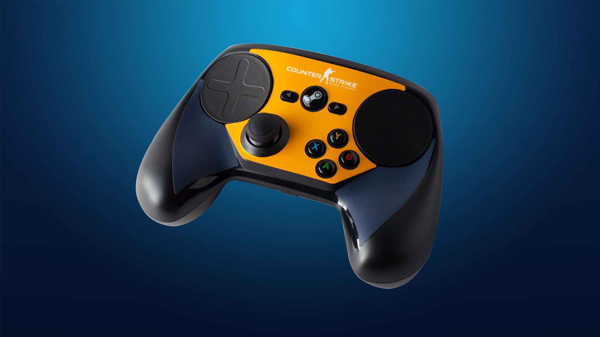 Скидка на Steam Controller Skin. CSGO Blue/Orange