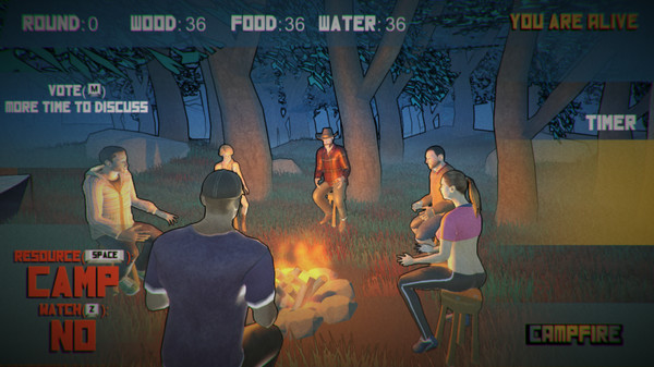 Скриншот из Campfire: One of Us Is the Killer